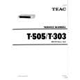 TEAC T-303 Service Manual cover photo