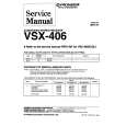 PIONEER VSX406 Service Manual cover photo