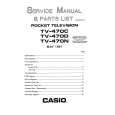 CASIO TV470 Service Manual cover photo