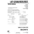 SONY LBTXB20 Service Manual cover photo