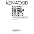 KENWOOD KDC-W4031 Owner's Manual cover photo