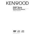 KENWOOD DVF-3070 Owner's Manual cover photo