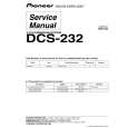 PIONEER DCS-232/WXJ/RE Service Manual cover photo