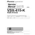 PIONEER VSX-415-K Service Manual cover photo