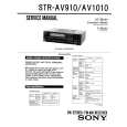 SONY STR-AV910 Service Manual cover photo