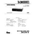 SONY TADM1000ES Service Manual cover photo