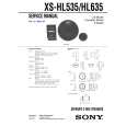 SONY XSHL535 Service Manual cover photo