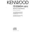 KENWOOD DPFJ3010 Owner's Manual cover photo