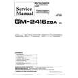 PIONEER GM-2416ZSA WL Service Manual cover photo