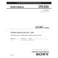 SONY CPDE530 Service Manual cover photo