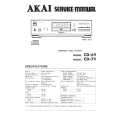AKAI CD69 Service Manual cover photo