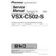 PIONEER VSX-C502-S/MYXU Service Manual cover photo