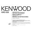 KENWOOD KRC535 Owner's Manual cover photo