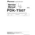 PIONEER PDK-TS07 Service Manual cover photo