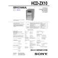 SONY HCDZX10 Service Manual cover photo