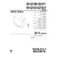 SONY KVG21C1 Service Manual cover photo