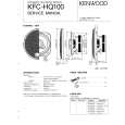 KENWOOD KFCHQ100 Service Manual cover photo