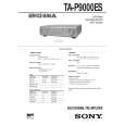 SONY TAP9000ES Service Manual cover photo