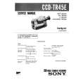 SONY CCDTR45E Owner's Manual cover photo
