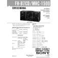 SONY MHC1500 Service Manual cover photo