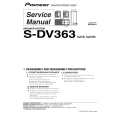 PIONEER S-DV363/XJC/E Service Manual cover photo