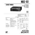 SONY MDS-101 Service Manual cover photo