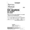 PIONEER SX404RDS Service Manual cover photo