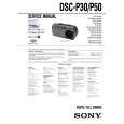 SONY DSCP30 Service Manual cover photo