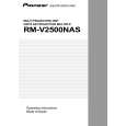 PIONEER RM-V2500NAS Owner's Manual cover photo