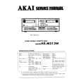 AKAI HXM313W Service Manual cover photo