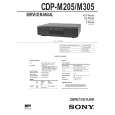 SONY CDP-M205 Service Manual cover photo