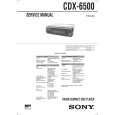 SONY CDX6500 Service Manual cover photo
