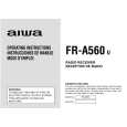 AIWA FRA560 Owner's Manual cover photo