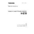 TOSHIBA VE70 Service Manual cover photo