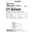 PIONEER CT-W205R Service Manual cover photo