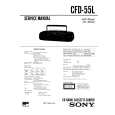 SONY CFD55L Service Manual cover photo