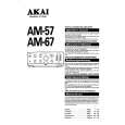 AKAI AM-57 Owner's Manual cover photo