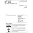 KENWOOD DP-460 Owner's Manual cover photo