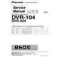 PIONEER DVR-104/KB Service Manual cover photo
