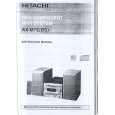 HITACHI AXM7EBS Owner's Manual cover photo