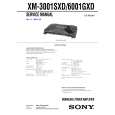 SONY XM3001SXD Service Manual cover photo
