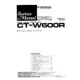 PIONEER CT-W600R Service Manual cover photo