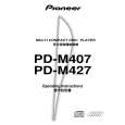 PIONEER PD-M427/RFXJ Owner's Manual cover photo