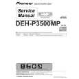 PIONEER DEH-P3500MP/X1P/EW Service Manual cover photo