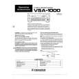 PIONEER VSA-1000/SD/G Owner's Manual cover photo