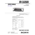 SONY XRCA350X Service Manual cover photo