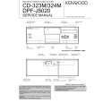 KENWOOD CD323M Owner's Manual cover photo