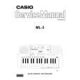 CASIO ML3 Service Manual cover photo