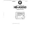 SONY HB-A5050 Owner's Manual cover photo