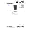 SONY SSCCP11 Service Manual cover photo